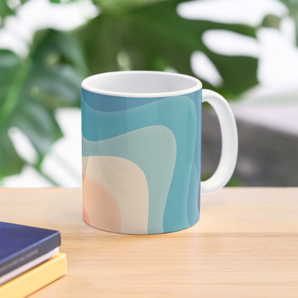Retro color wave Mug