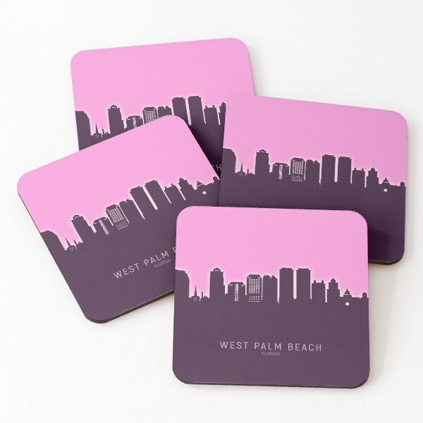 Item preview, West Palm Beach Florida Skyline designed and sold by ArtPrints.