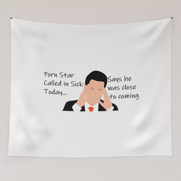 Item preview, Porn Star Calls in Sick designed and sold by PillowPuns.