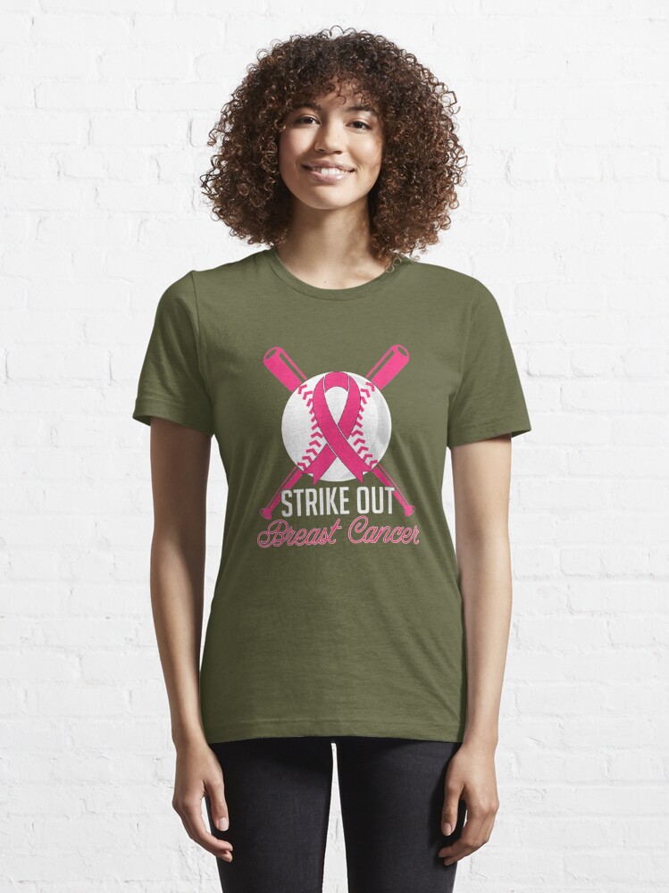 Aliexpress Strike Out Breast Cancer Tshirt Cute Women Cancer Awareness Baseball Tee Shirt Top