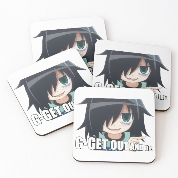 Item preview, Yomoko Kuroki Get Out and Die designed and sold by dumbanimememes.