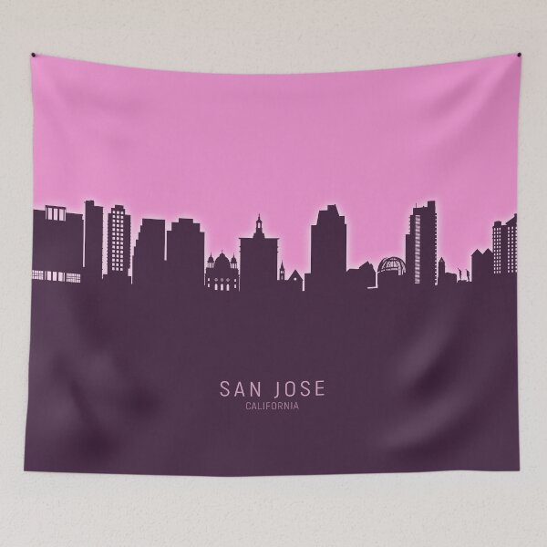 Item preview, San Jose California Skyline designed and sold by ArtPrints.