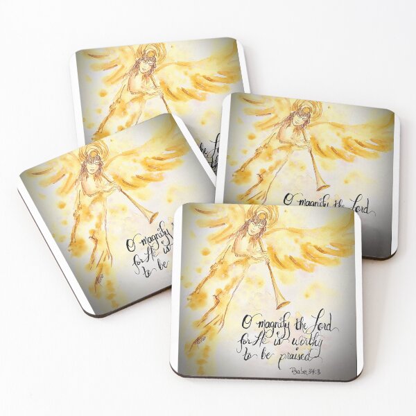 Item preview, Angel trumpet Psalm 34:3 designed and sold by MymzyRedHatter.