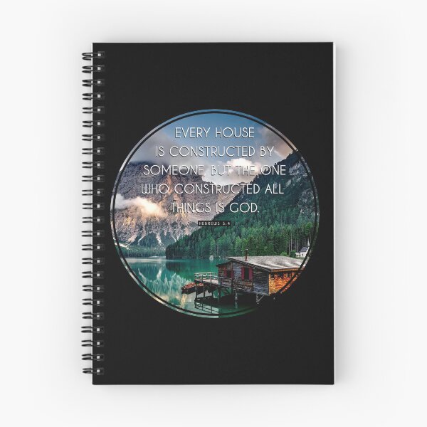 Item preview, GOD created all things - Hebrews 3:4 designed and sold by KA DESIGNS.