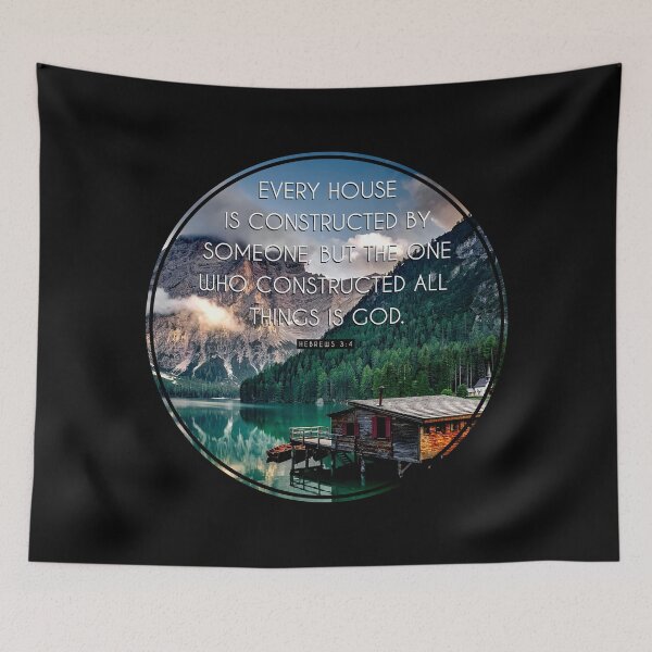 Item preview, GOD created all things - Hebrews 3:4 designed and sold by KA DESIGNS.