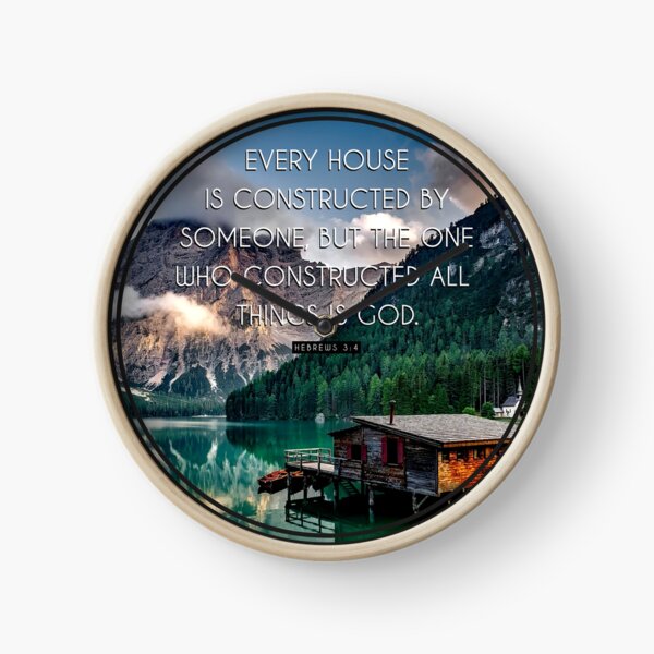 Item preview, GOD created all things - Hebrews 3:4 designed and sold by KA DESIGNS.