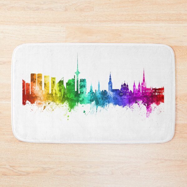Item preview, Tallinn Estonia Skyline designed and sold by ArtPrints.
