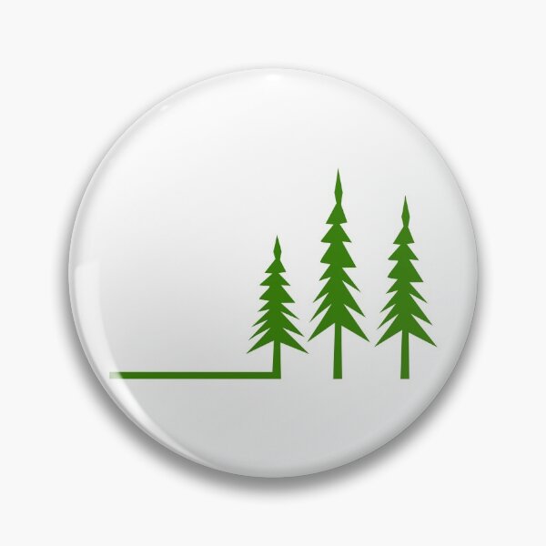 Item preview, Minimalist Tree Forest - Simple abstract green design designed and sold by Deegital18.