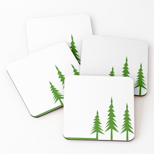 Item preview, Minimalist Tree Forest - Simple abstract green design designed and sold by Deegital18.