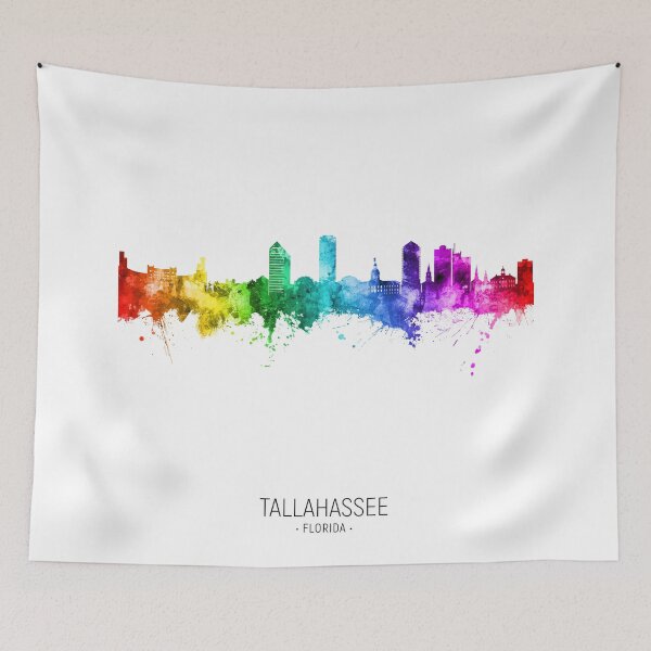 Item preview, Tallahassee Florida Skyline designed and sold by ArtPrints.