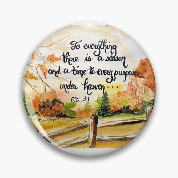 Item preview, Fall leaves Ecclesiastes 3:1 designed and sold by MymzyRedHatter.