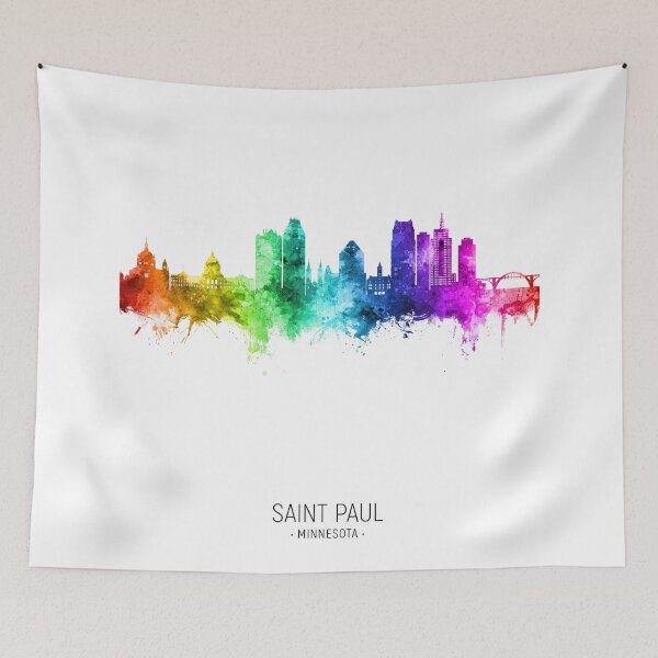 Item preview, Saint Paul Minnesota Skyline designed and sold by ArtPrints.