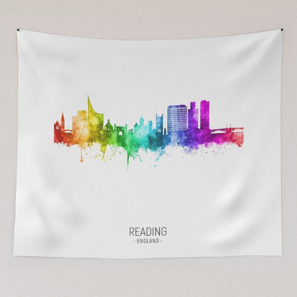Artikelvorschau, Reading England Skyline entworfen und verkauft von ArtPrints.