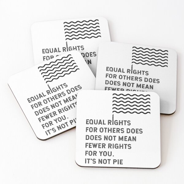 Item preview, Equal Rights Is Not A Pie - Human Rights Gift designed and sold by DiogoCalheiros.