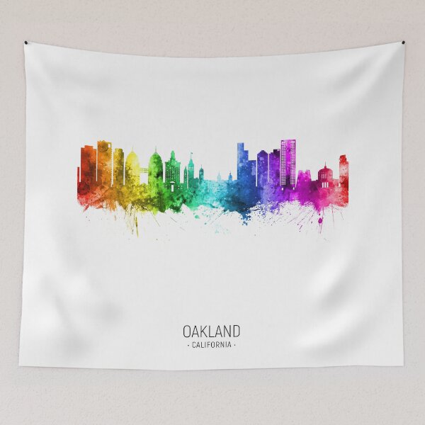 Artikelvorschau, Oakland California Skyline entworfen und verkauft von ArtPrints.