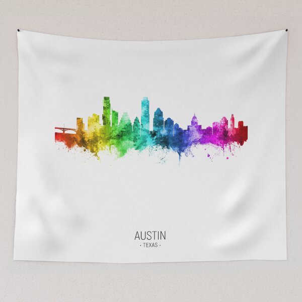 Item preview, Austin Texas Skyline designed and sold by ArtPrints.
