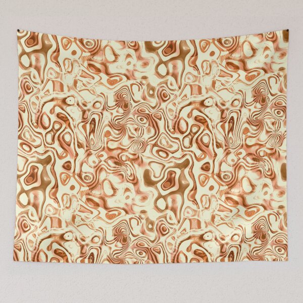 Item preview, Orange Trippy Abstract Lava Lamp Pattern designed and sold by everything4eva.