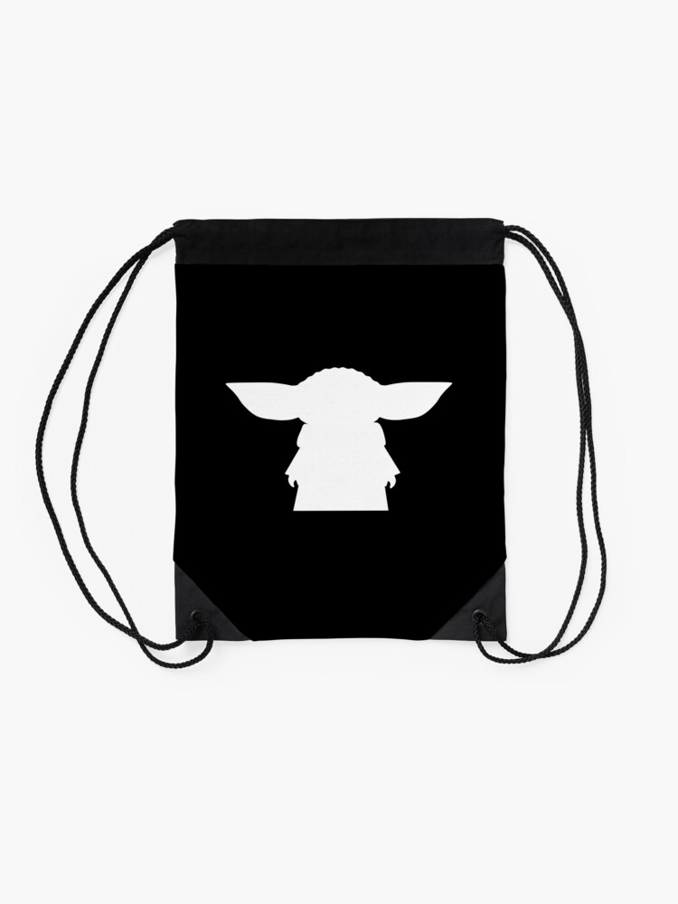 Alternate view of Alien Silhouette Drawstring Bag