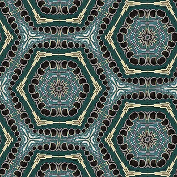 Artwork thumbnail, Hexagonal Pattern by simpleones