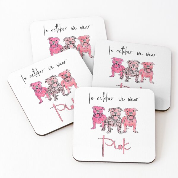 Item preview, Pitbull Dog In October We Wear Pink Ribbon Breast designed and sold by Cindytanghe.