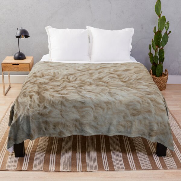 Item preview, Furry rug - fluffy winter beige designed and sold by Deegital18.