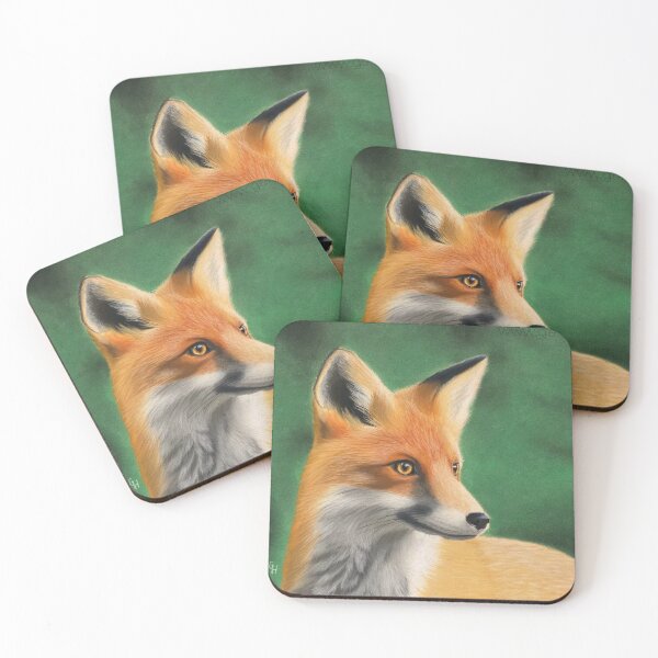 Item preview, Red Fox in pastel designed and sold by GemmaHartleyArt.