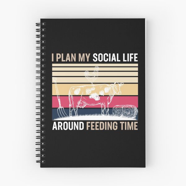 Item preview, Plan Social Life Feeding Time Cow Chicken Cattle  designed and sold by jozefds.