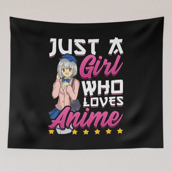 Artikelvorschau, Niedlich Nur ein Mädchen, das Anime liebt entworfen und verkauft von perfectpresents.