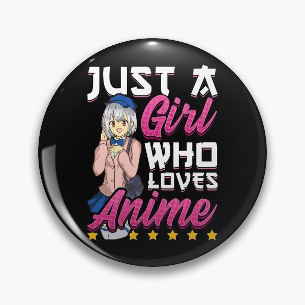 Item preview, Cute Just A Girl Who Loves Anime designed and sold by perfectpresents.