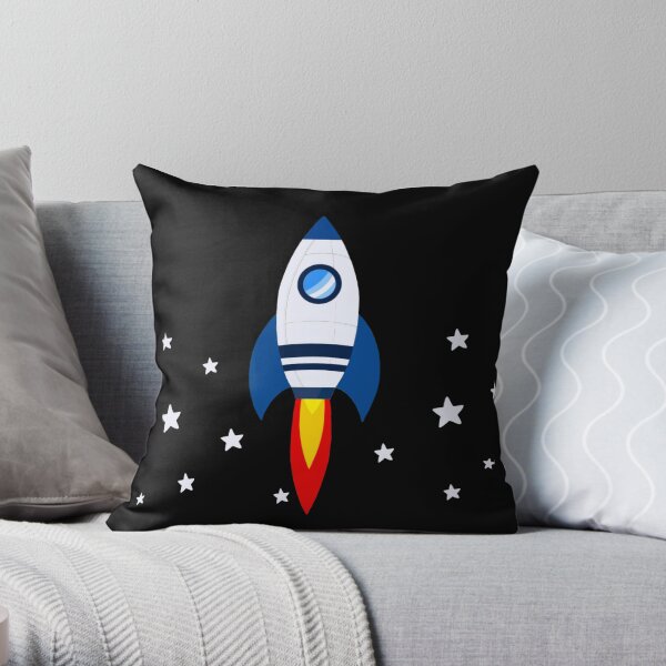 Retro Vintage Cushion Cover Throw Pillow Case Rockets Sci Fi Space Ships Atomic Retro Vintage Cushion Cover Throw Pillow Case Rockets Sci Fi Space Ships Atomic