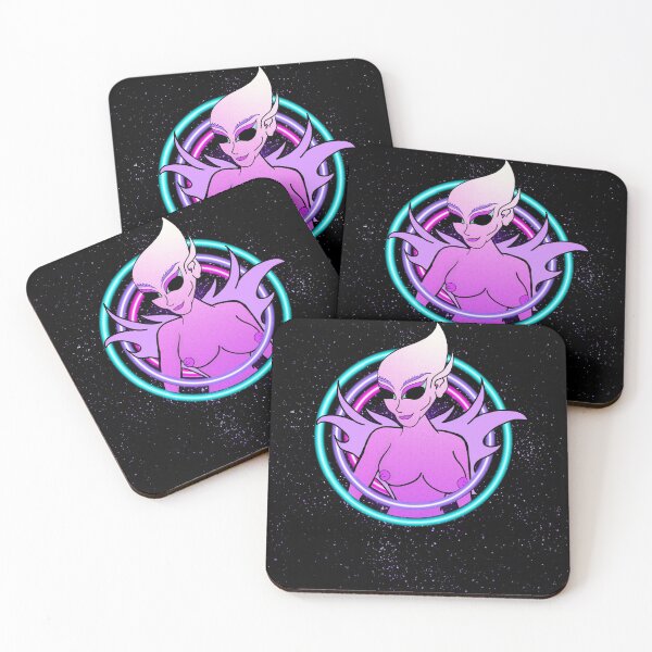 Item preview, Alien Space Fairy Pink Neon designed and sold by IndigoLove.