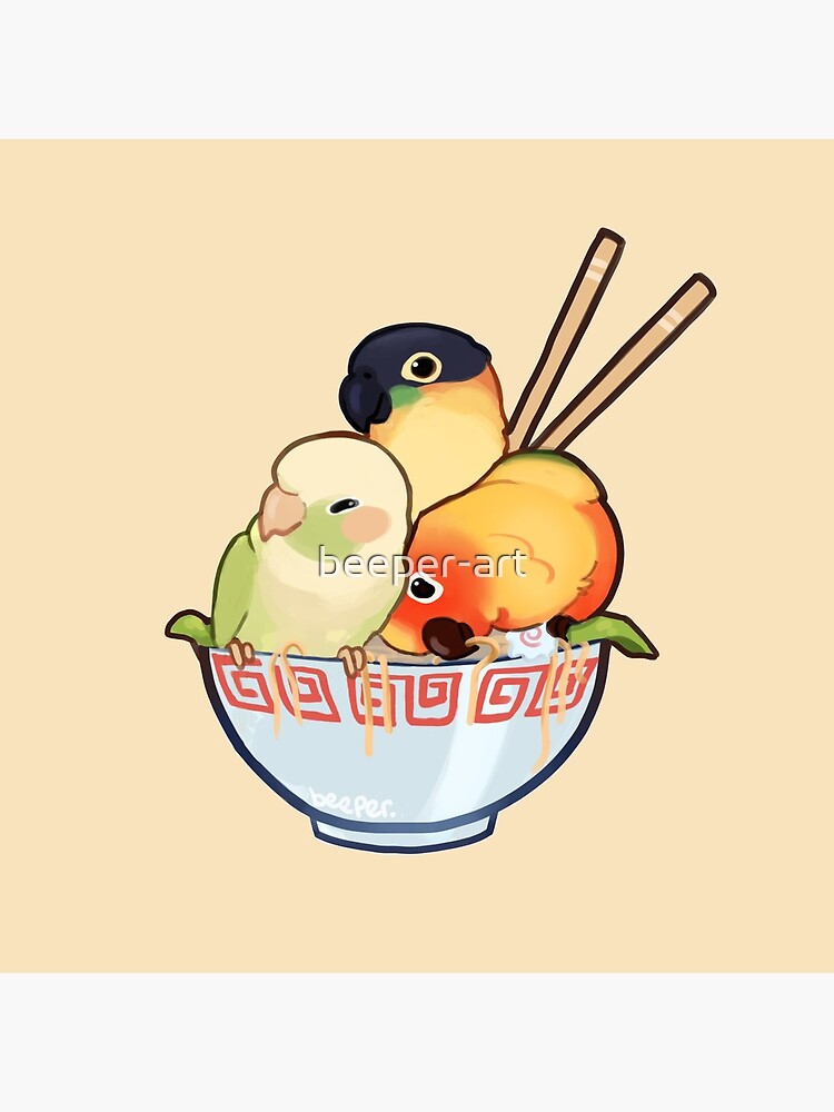Bowl of birbs by beeper-art
