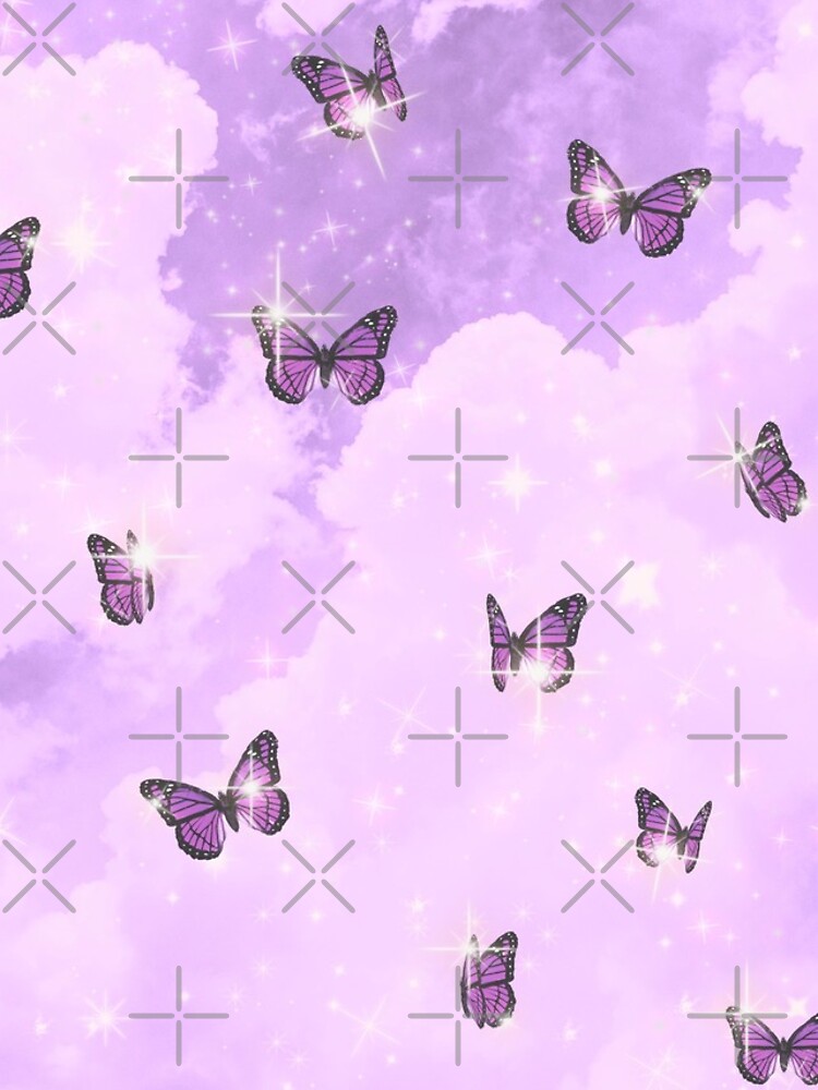 Little Purple Butterflies  iPhone Case
