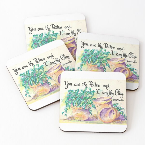 Item preview, Clay pots Isaiah 64:8 designed and sold by MymzyRedHatter.