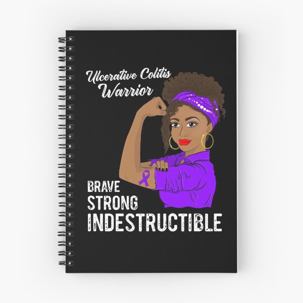 Item preview, Ulcerative Colitis Warrior Indestructible IBD Awareness designed and sold by ZNOVANNA.