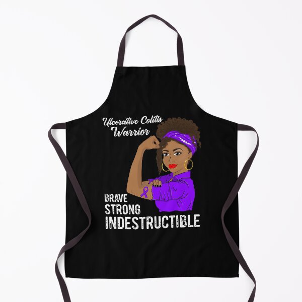 Item preview, Ulcerative Colitis Warrior Indestructible IBD Awareness designed and sold by ZNOVANNA.