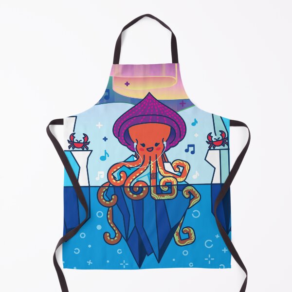 Item preview, Poulpa the octopus on a Glacier - Creatober 2020 day 6 designed and sold by TokiPY.