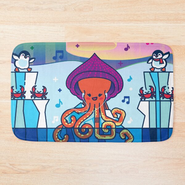Item preview, Poulpa the octopus on a Glacier - Creatober 2020 day 6 designed and sold by TokiPY.