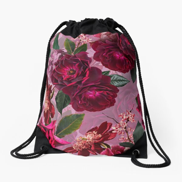 Item preview, Antique Purple Botanical Flower Rose Botanical Night Garden Nightgarden designed and sold by UtArt.
