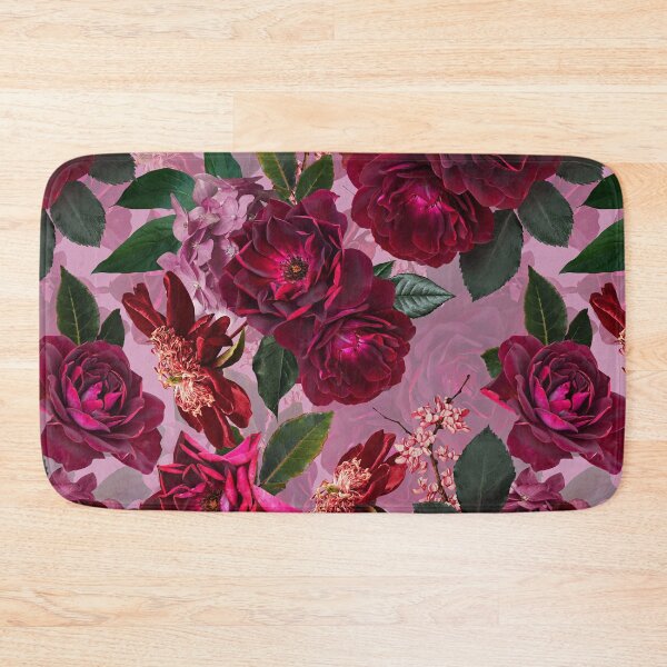 Item preview, Antique Purple Botanical Flower Rose Botanical Night Garden Nightgarden designed and sold by UtArt.
