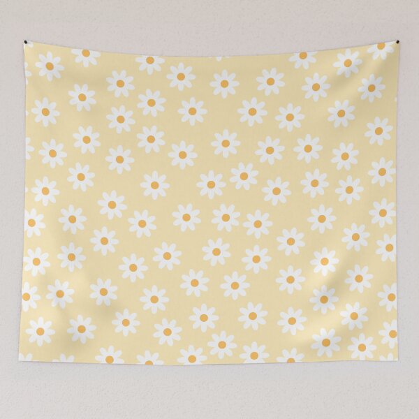 Item preview, White Daisies Yellow Pattern designed and sold by trajeado14.