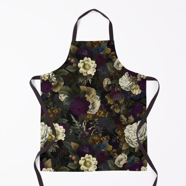 Item preview, Vintage Dutch Purple Midnight Black Botanical Flower Rose Botanical Night Garden Nightgarden designed and sold by UtArt.