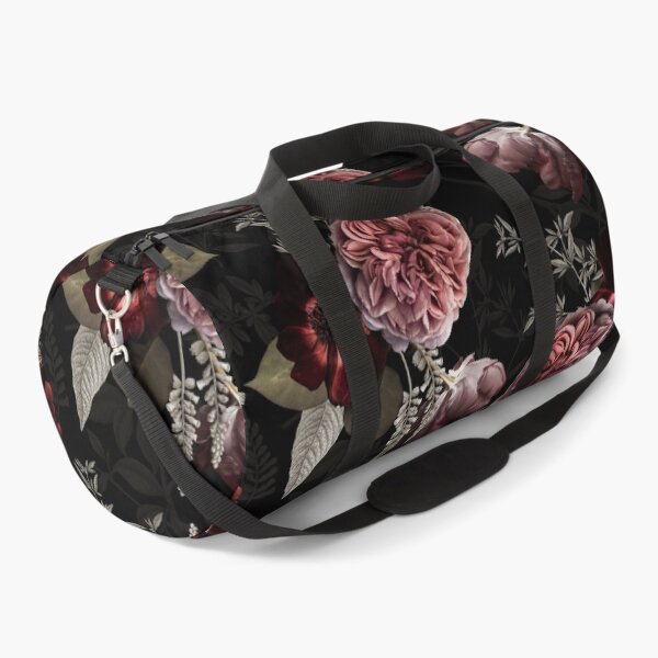 Item preview, Dutch Vintage Midnight Roses And Tulips Pattern Botanical Night Garden Nightgarden designed and sold by UtArt.