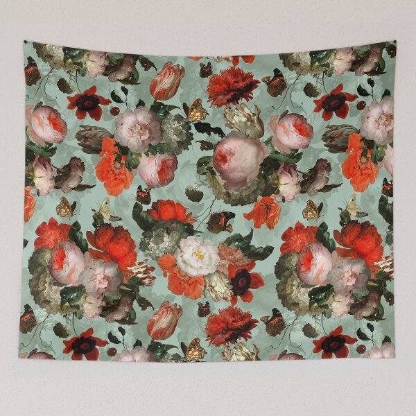 Item preview, Sepia Green Jan Davidsz. de Heem Vintage Roses Flowers Botanical Garden Nightgarden designed and sold by UtArt.