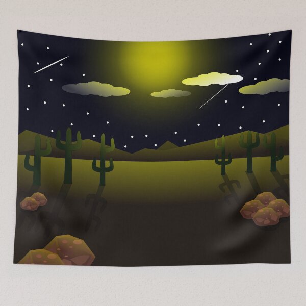 Item preview, Night in desert designed and sold by GetThatStuff.