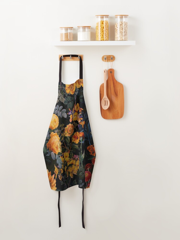 Alternate view of Vintage Botanical Golden Night Garden Apron