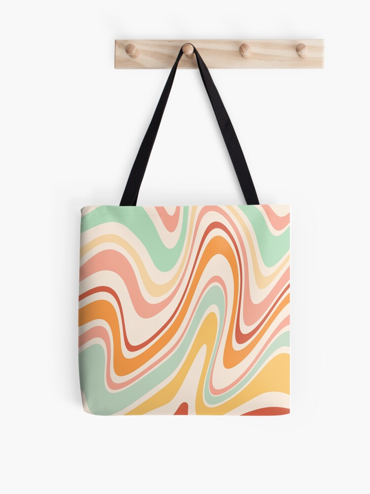 Boho Style Crossbody Bag, Colorful Geometric Print Purse, Ethnic
