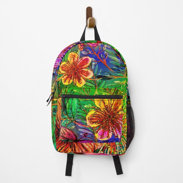 Item preview, Tropical Vintage Exotic Jungle Flower Flowers - Floral watercolor Botanical Garden pattern on #Redbubble designed and sold by UtArt.