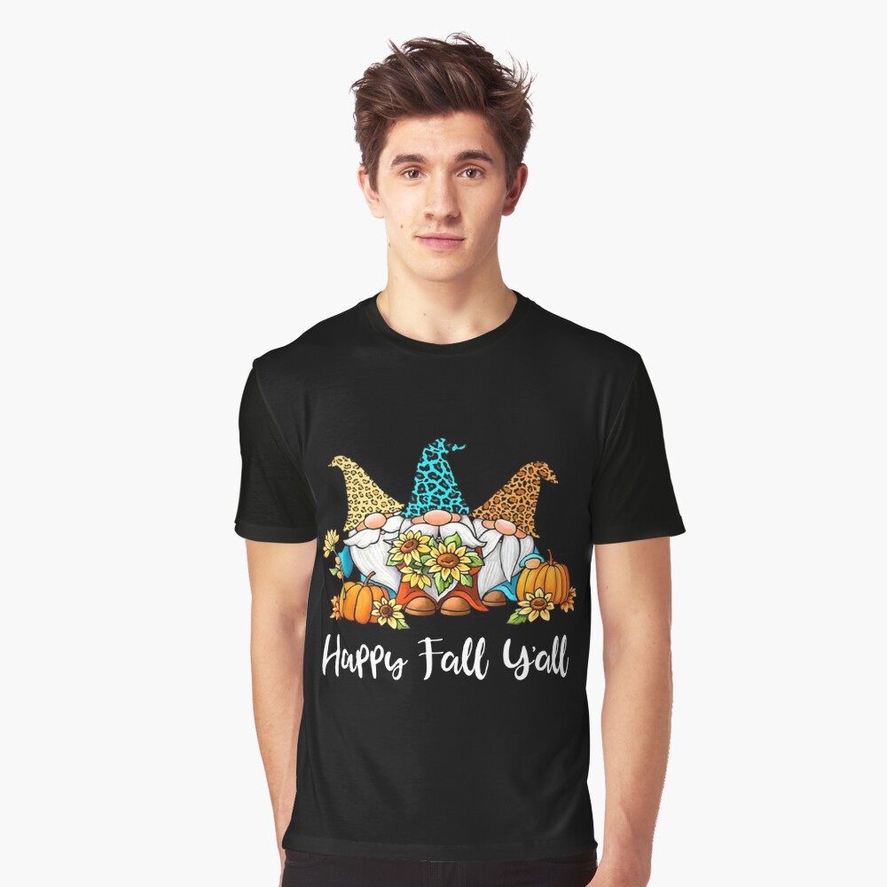 Gnomes Happy Fall Y'All San Francisco 49Ers Shirt - Peanutstee