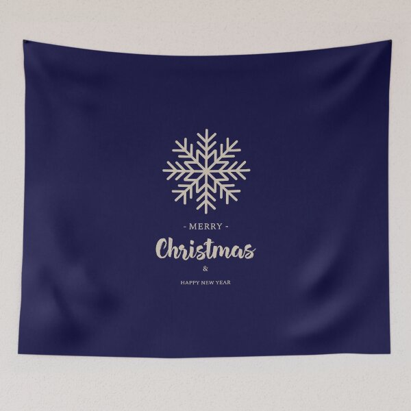 Item preview, Merry Christmas and Happy New Year Snowflake illustration designed and sold by Aysel's Designs.